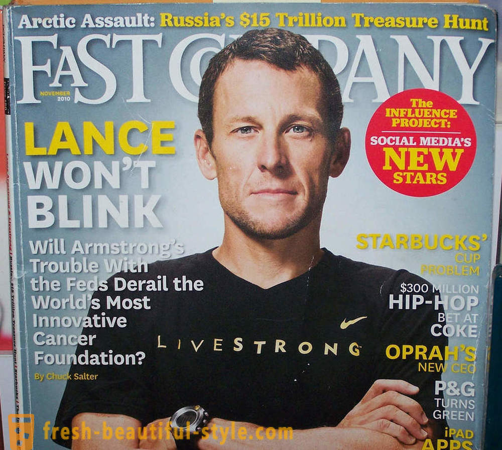 Lance Armstrong: A Biography, carrière fietser, het vechten kanker, en fotoboeken