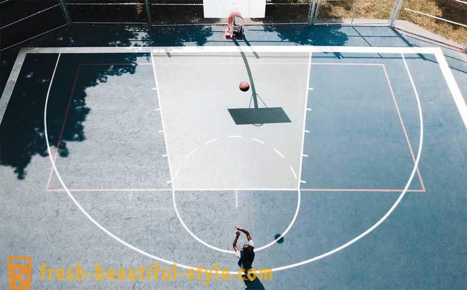 Basketball: foto's, maten en functies