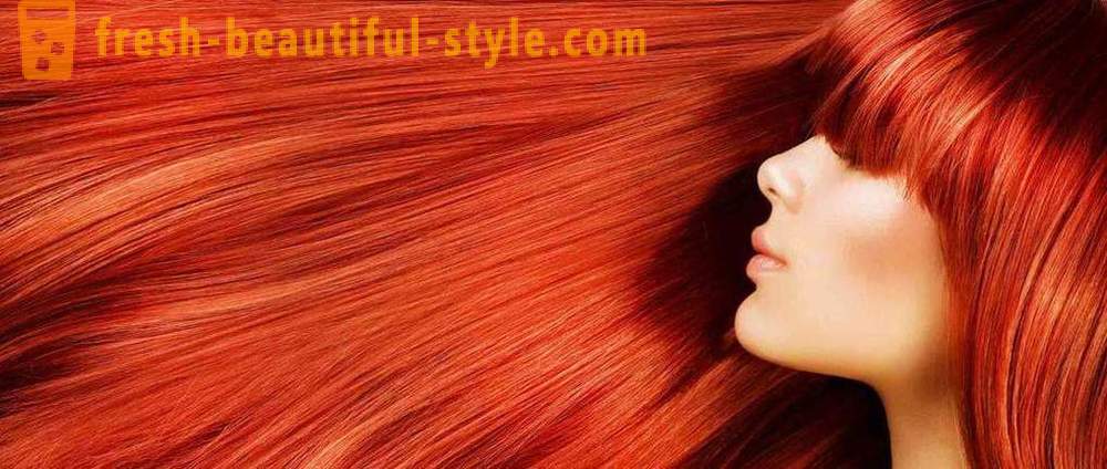Ginger haarkleur: een overzicht, functies, fabrikanten en reviews