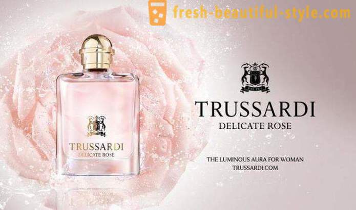 Toilet water Trussardi Delicate Rose: beschrijving van de flavour en ratings