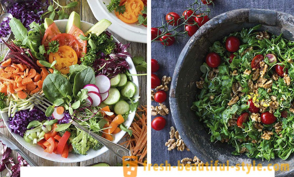 Licht, fris, stevig: hoe je de perfecte salade te bereiden