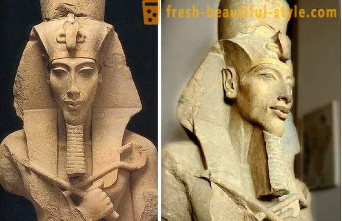 De geschiedenis van de farao Amenhotep liefde en Nefertiti