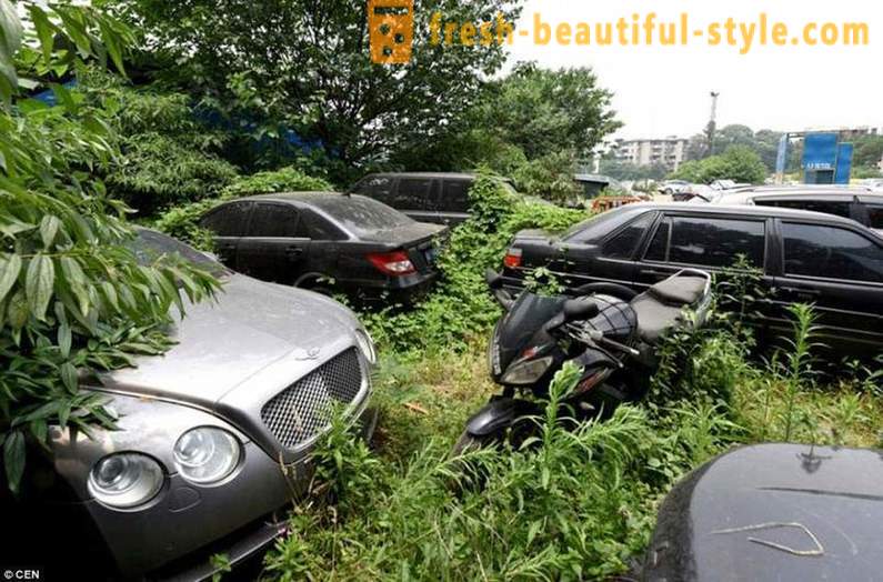 Chinese begraafplaats luxe auto's