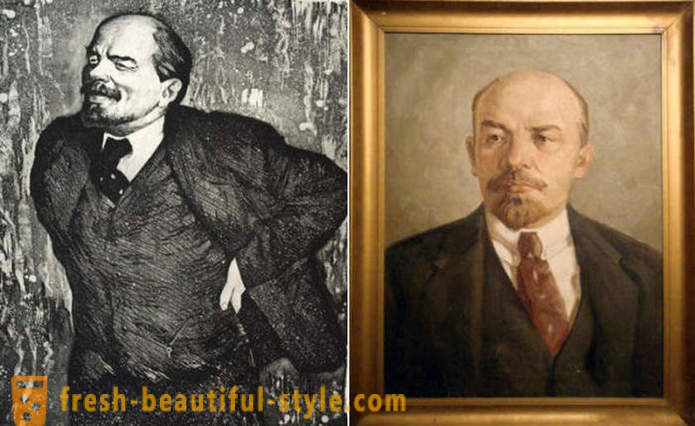 Vladimir Lenin: waarheid en mythen, geruchten waarvan het beeld van Lenin