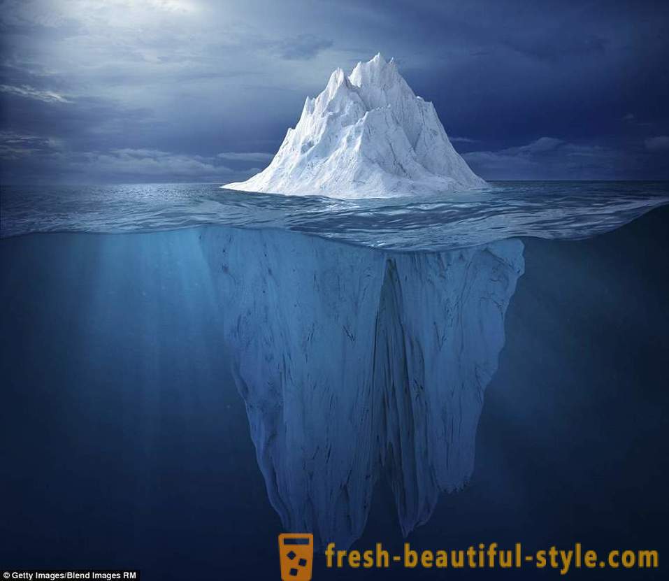 Camye oude ijsbergen van de wereld