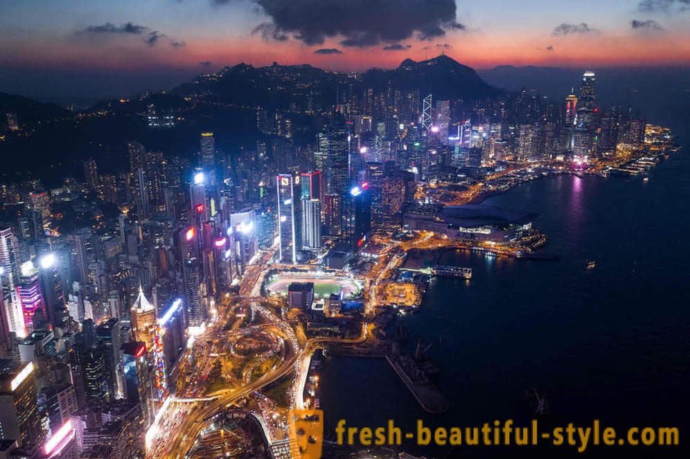 Hong Kong high-rise in foto's