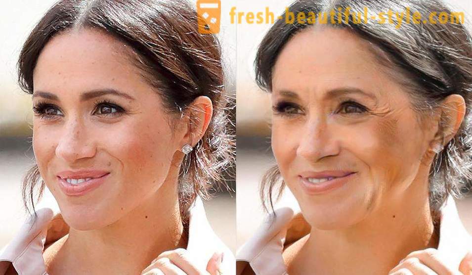 Artsen hebben getoond als ze Meghan Markle en Kate Middleton op oudere leeftijd lijkt