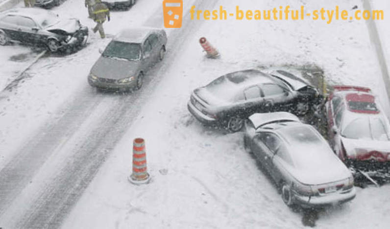 Hoe om veilig te rijden in de winter
