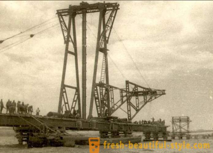 Krim brug, die werd gebouwd in de Sovjet-Unie