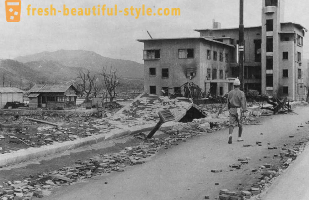 Ontmoedigende historische foto's van Hiroshima