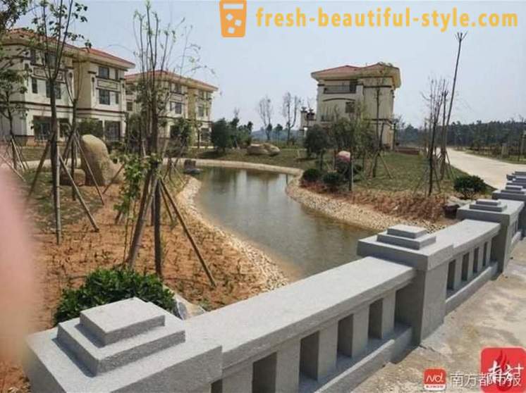 Miljardair dorpelingen gebouwd 258 luxe villa's, maar als gevolg van hebzucht niemand leeft