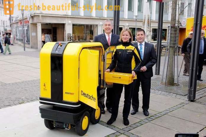 In Duitsland hebben we een robot-assistent postbodes en koeriers