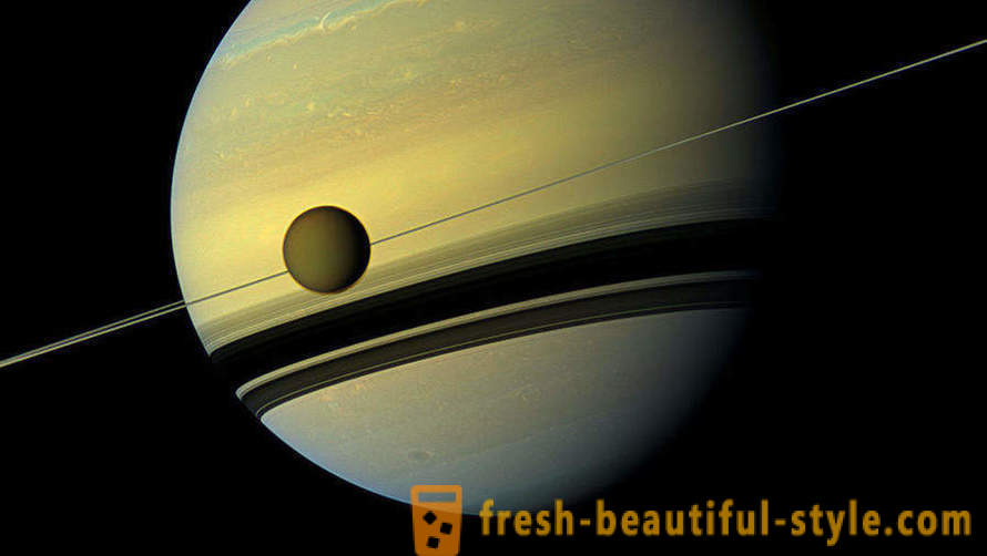 De wereld gewoon met het apparaat Cassini