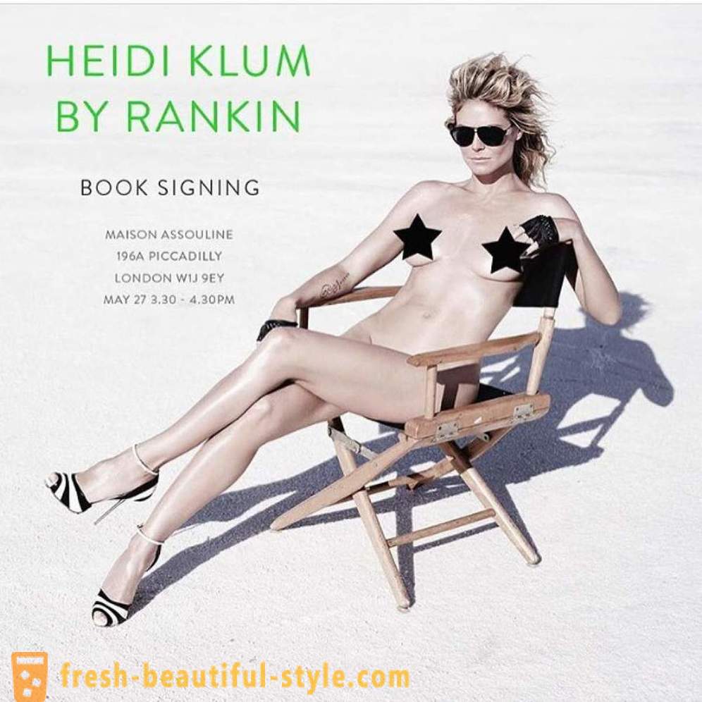 Heidi Klum uitgeklede voor een openhartig fotoshoot