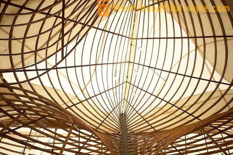 China heeft de stad van bamboe gebouwd