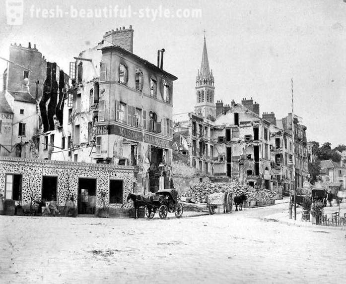 De bewoners leefden op Parijs tijdens de belegering van de stad