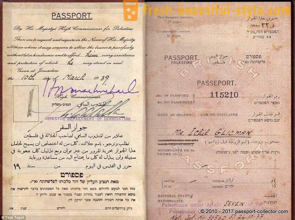 Rare paspoort staten die niet meer bestaan