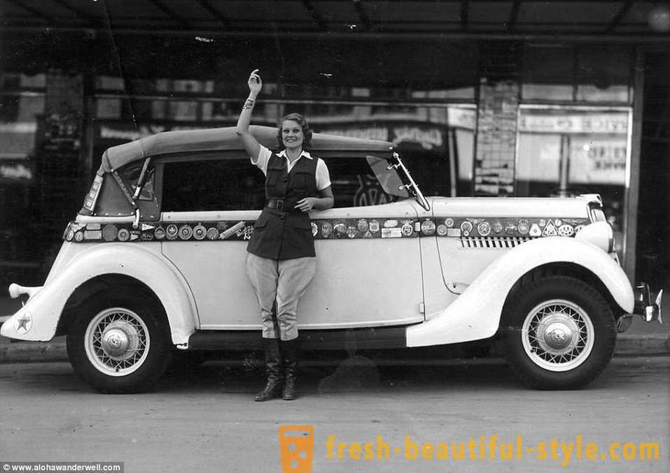 Indiana Jones in een rok: de eerste vrouw die ongeveer 80 landen te rijden in 1920