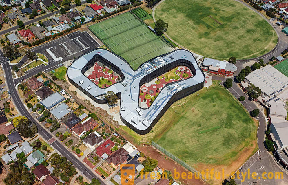 Infinity symbool in de middelbare school-project in Australië