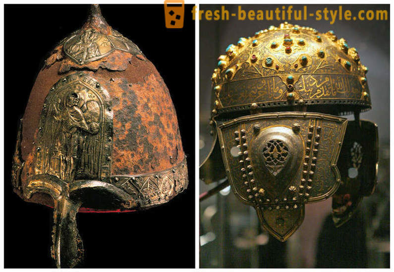 Knightly kledij, gladiator maskers, militaire helmen en dergelijke van alle tijden