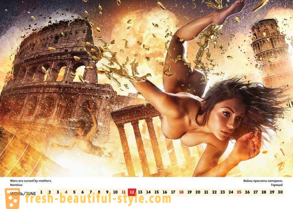 Showman Lucky Lee vrijgegeven een erotische kalender, waarin wordt opgeroepen tot Rusland naar Amerika en de wereld