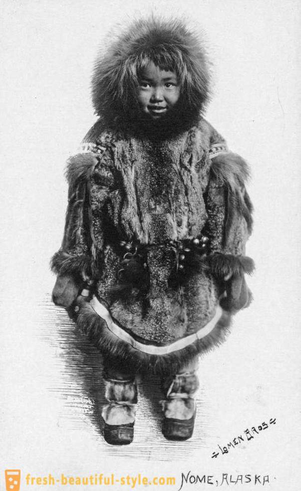 Eskimo's van Alaska naar historische foto's onbetaalbare 1903 - 1930 jaar