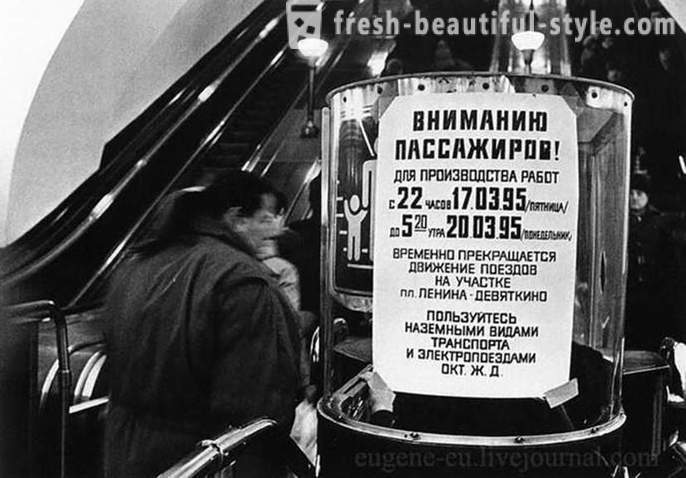 Grote erosie: in 1970 bijna overstroomde de Leningrad metro