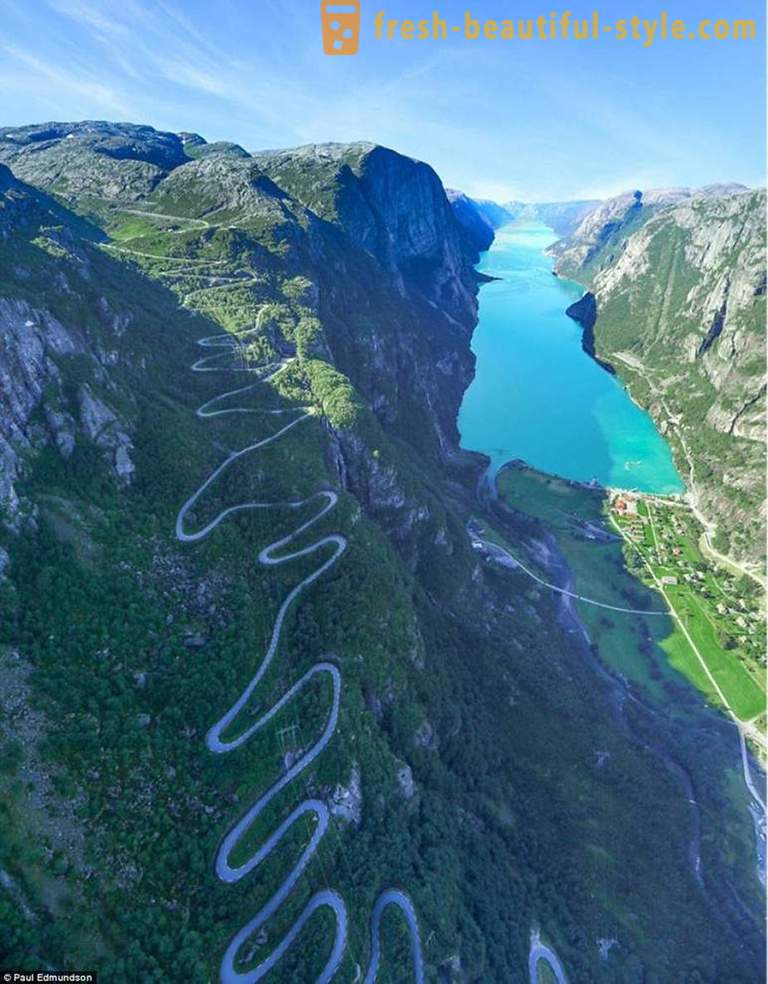 De schoonheid van de Noorse fjorden in het werk van de Britse fotograaf