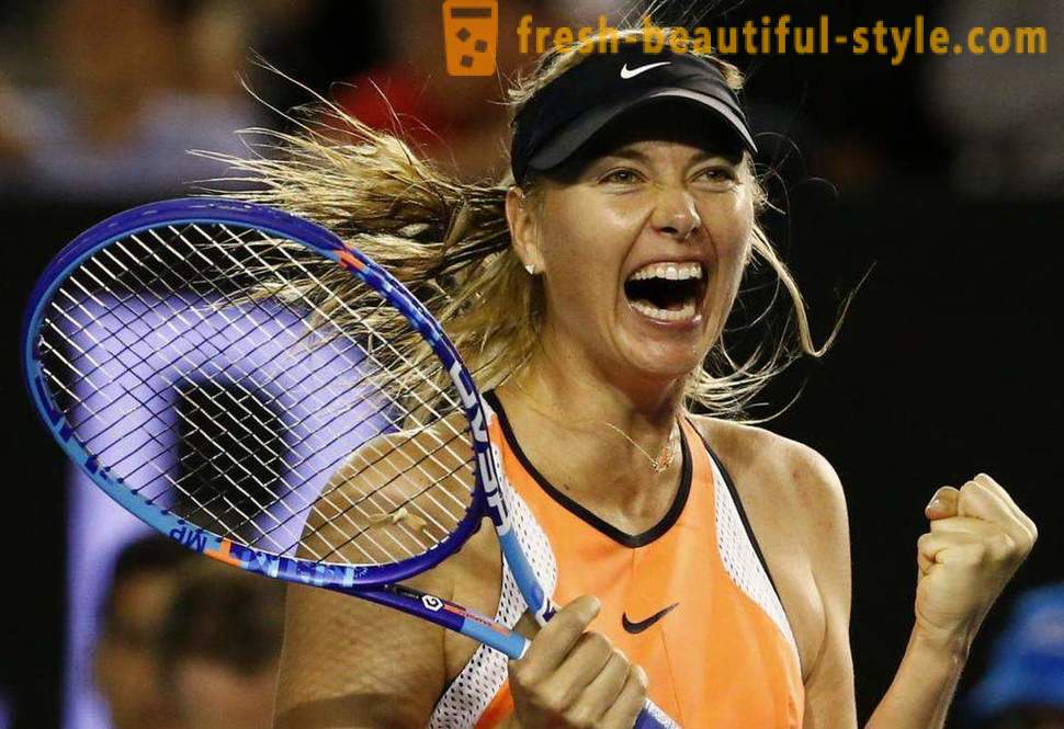 Ongelukkige fout van Maria Sharapova, haar wankele carrière