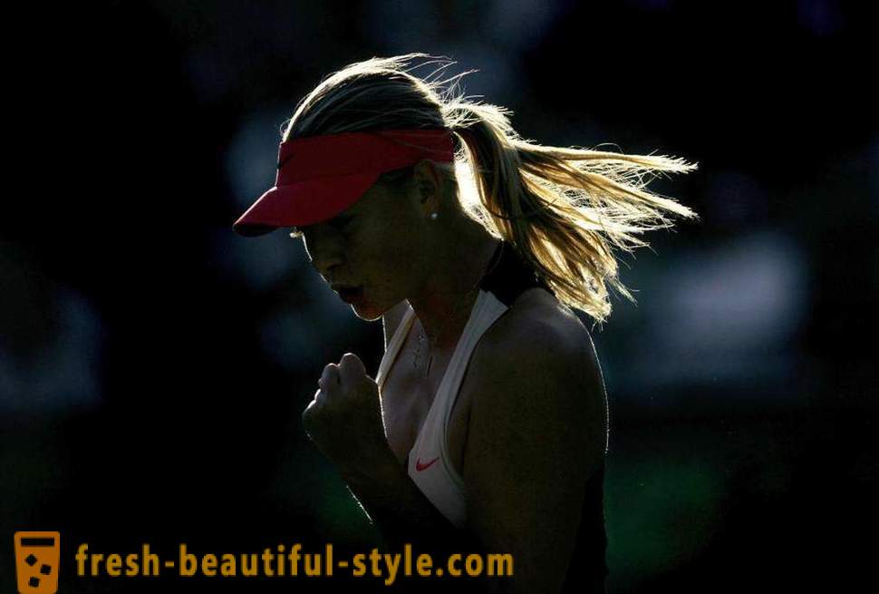 Ongelukkige fout van Maria Sharapova, haar wankele carrière