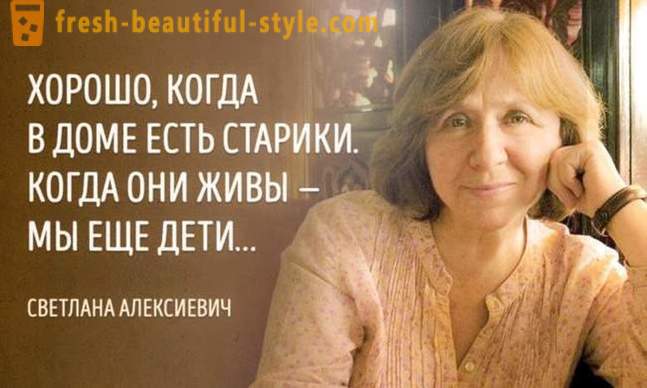 15 piercing citeert Nobelprijswinnaar Svetlana Aleksievich