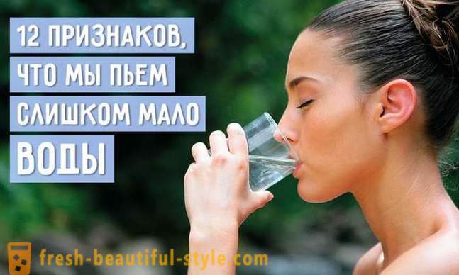 12 tekenen dat we te weinig water drinken