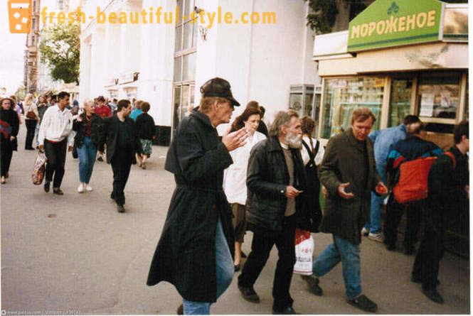 Walk in Moskou in 1995