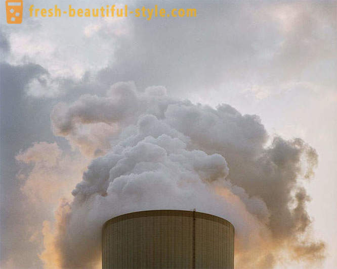 Industriële emissie schoonheid