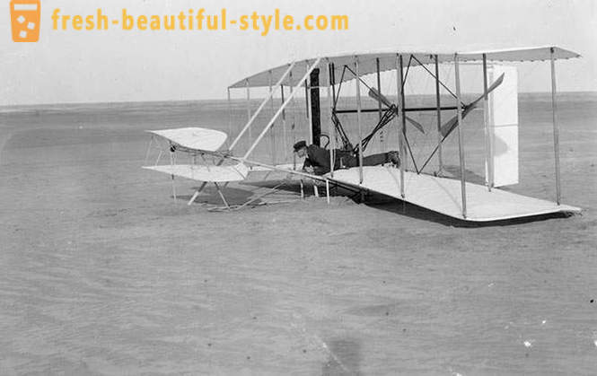 De eerste bemande vliegtuig