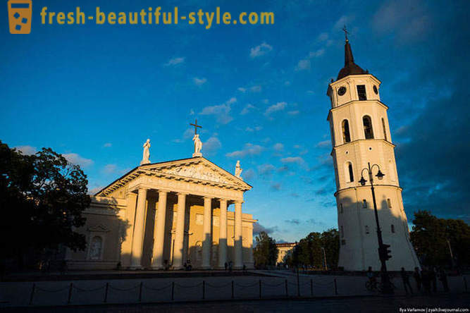 Loop door de goede en slechte Vilnius