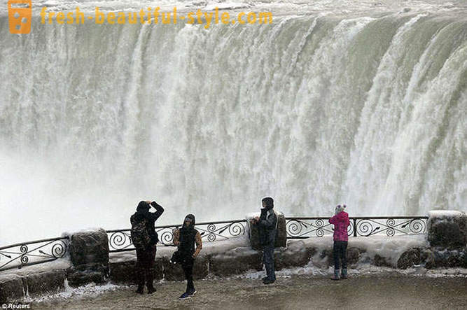 10 fascinerend beeld van bevroren Niagara Falls