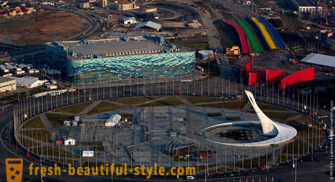 Olympic Park met helikopter