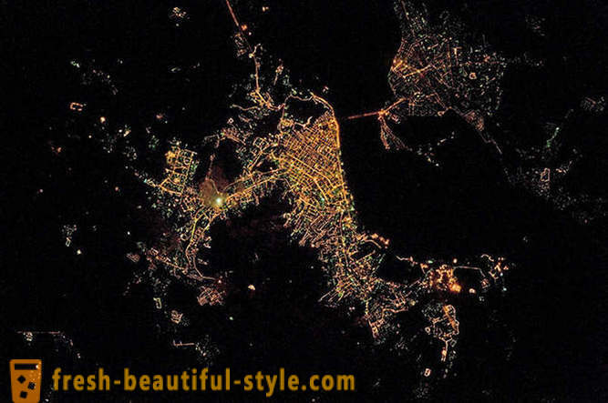 Night steden vanuit de ruimte - de nieuwste foto's van het ISS