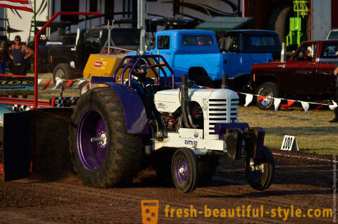 Tractoren op steroïden of race in Texas