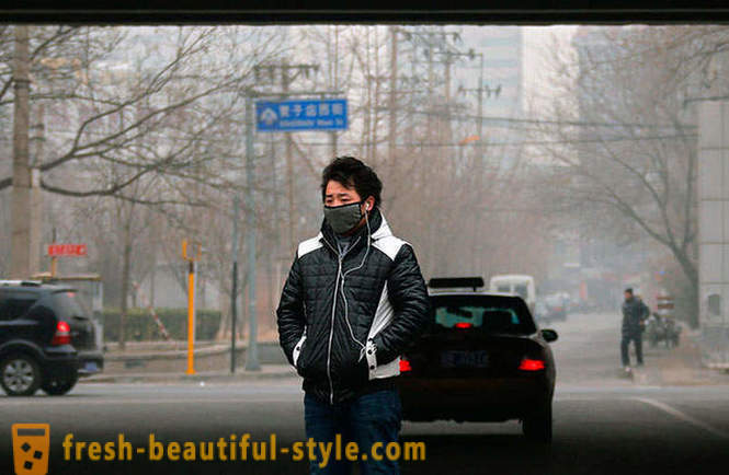 Gevaarlijke niveaus van de vervuiling in China