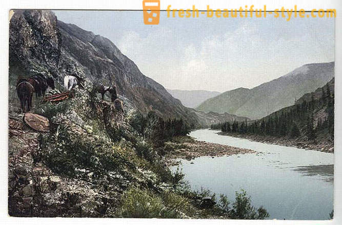 Altai gebergte van pre-revolutionaire Rusland