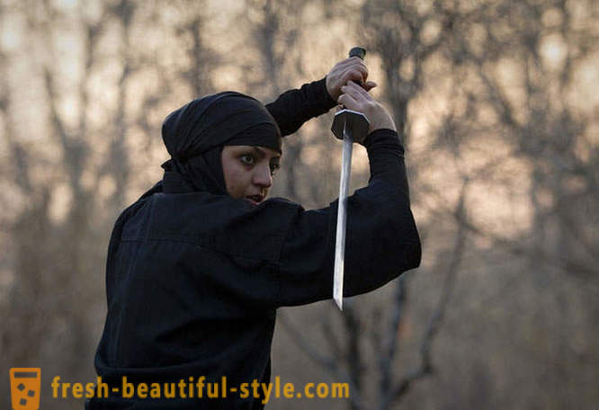 Iraanse vrouwelijke ninjas