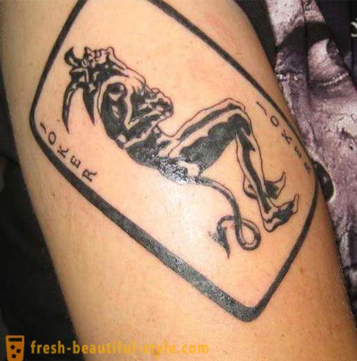 Joker Tattoo: symbolen en foto's