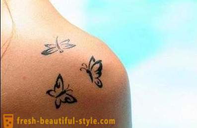 Kleine tatoeages voor meisjes: een verscheidenheid aan opties en functies draagbaar foto's