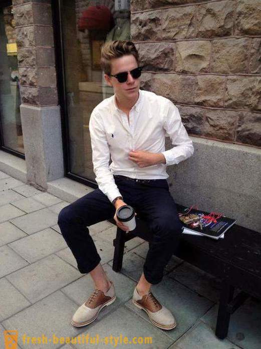 Van wat te Oxfords voor mannen dragen? Men's klassieke schoenen
