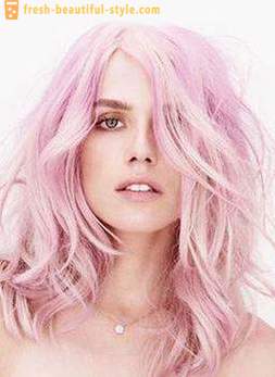 Roze haar: hoe om een ​​gewenste kleur te bereiken?