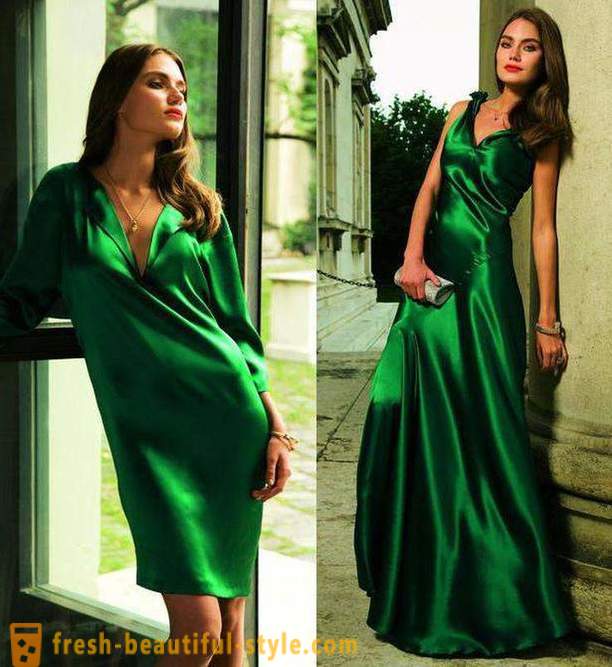 Van wat te emerald jurk te dragen? Make-up, manicure, kleding schoenen voor emerald