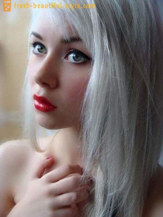Wit haar. kleuring en Care Tips