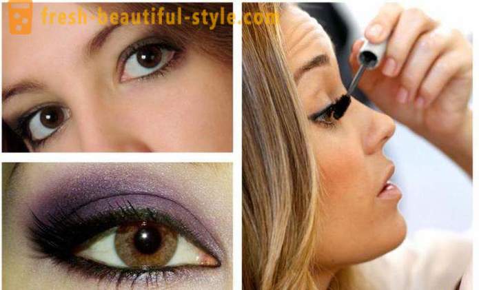 Mooie avond make-up voor bruine ogen: een stap voor stap beschrijving